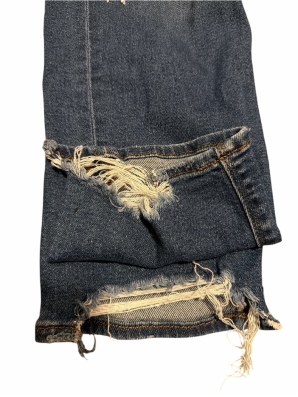 American Eagle Mom Jean Stretch - High-Waisted Distressed - Size 6 Regular - Picture 10 of 10
